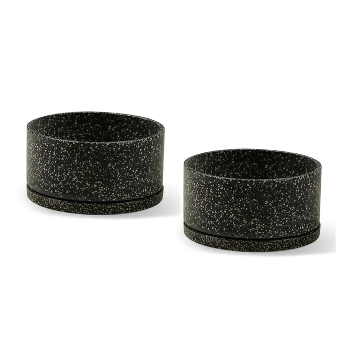 Sada šedých květináčů Bonami Selection Terrazzo