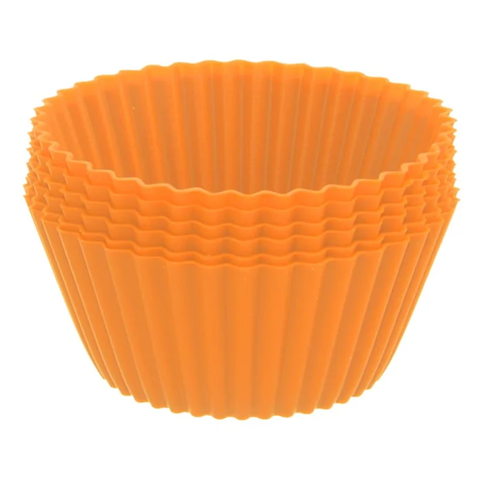 Sada silikonových forem na muffiny 12 ks, průměr 5,5 cm
