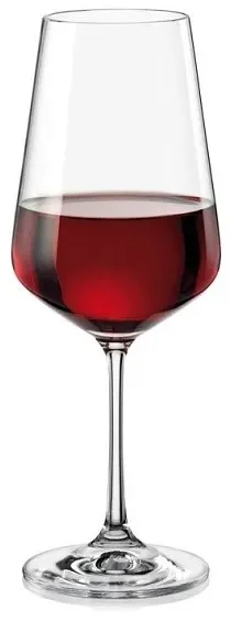 Sada sklenic na víno Sandra, 6 ks, 450 ml