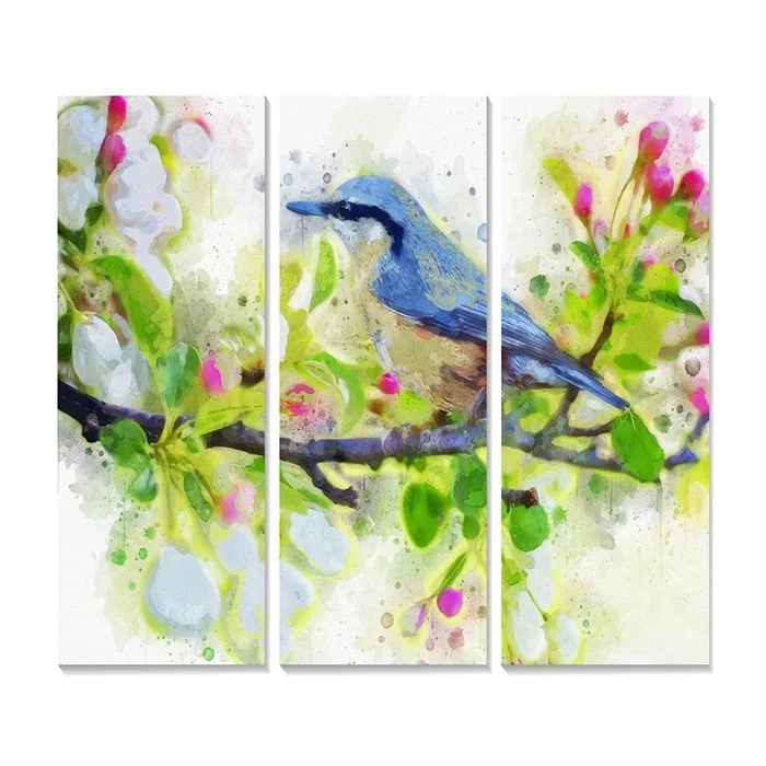 Sada tří obrazů 20x50 cm Wallity