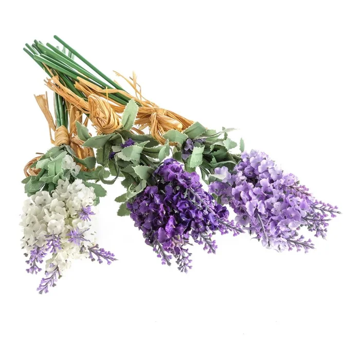 Sada umělých květin Lavender 3 kusy