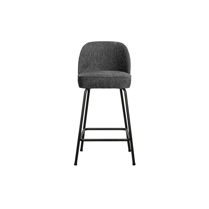 Sametová barová židle v světle modré barvě 89 cm Vogue