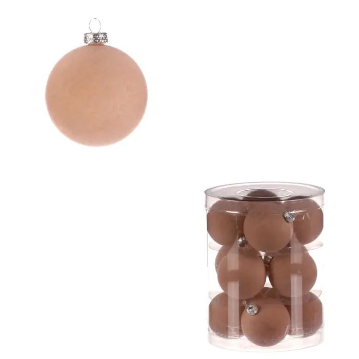 Sametová koule VAK133 CAP – cappuccino béžová