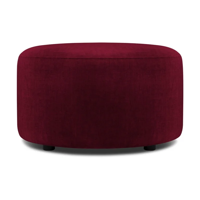 Sametový puf Mazzini Sofas Debbie, Ø 68 cm