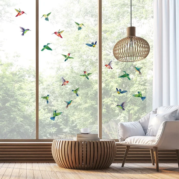 Samolepky na okno Hummingbirds 20 ks