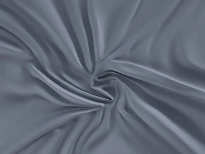 Saténové prostěradlo Luxury Collection tmavě šedé 100x200 cm