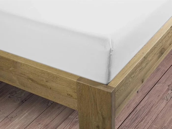 Saténové prostěradlo Offwhite 140x200 cm