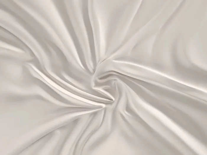 Saténové prostěradlo s gumou 80x200 cm bílé
