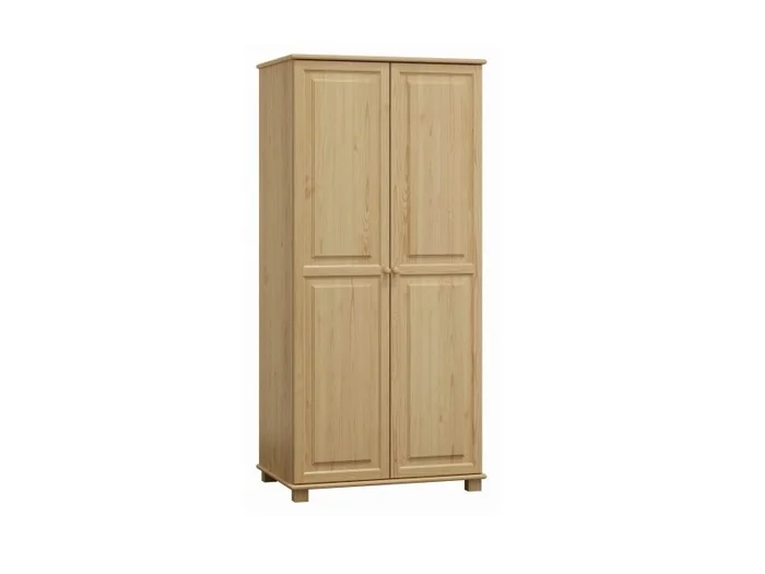 Šatní skříň BHAGIRA 2D 80 cm, masiv borovice