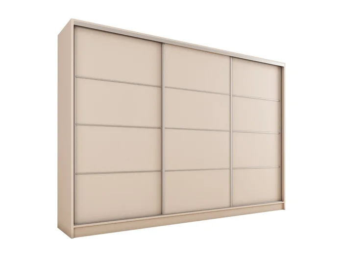 Šatní skříň LITOLARIS 280 bez zrcadla, béžová