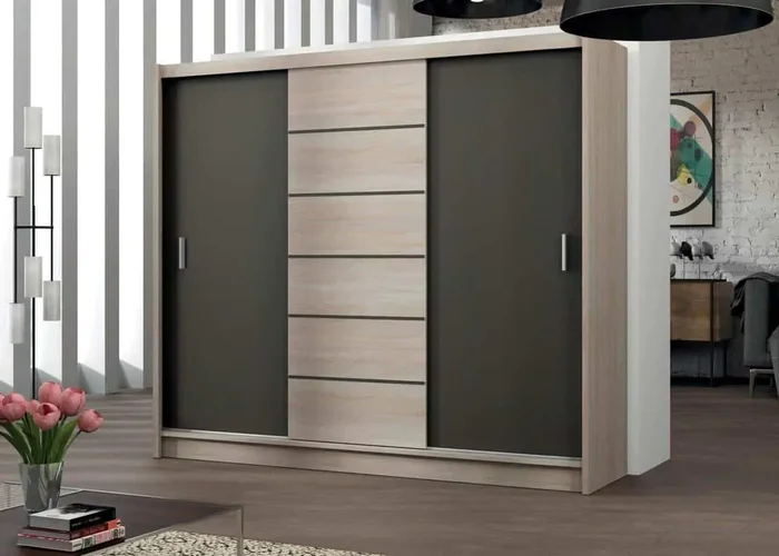 Šatní skříň Sewilla 250 sonoma/láva