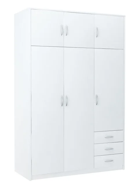 Šatní skříň SWAUN 3 – bílá
