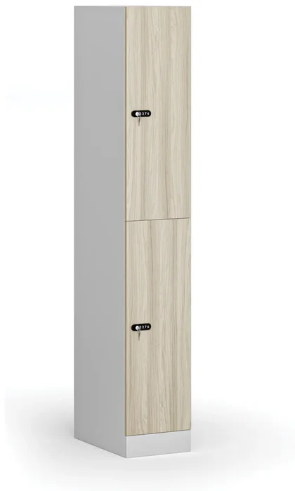 Šatní skříňka s úložnými boxy a bezpečnostním zámkem