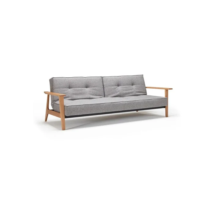 Šedá rozkládací pohovka Innovation Splitback Frej Grey