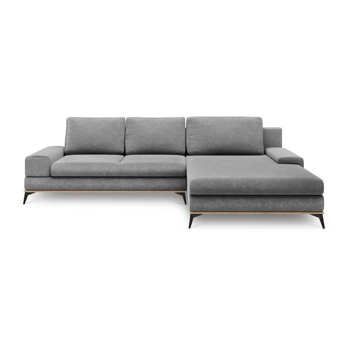 Šedá rozkládací rohová pohovka Windsor & Co Sofas Planet pravá