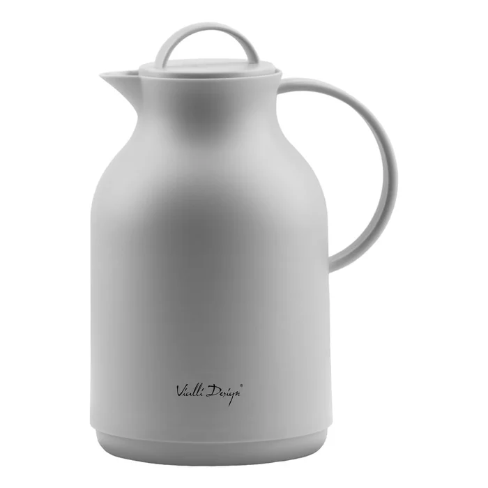 Šedá termoska Vialli Design 1 l
