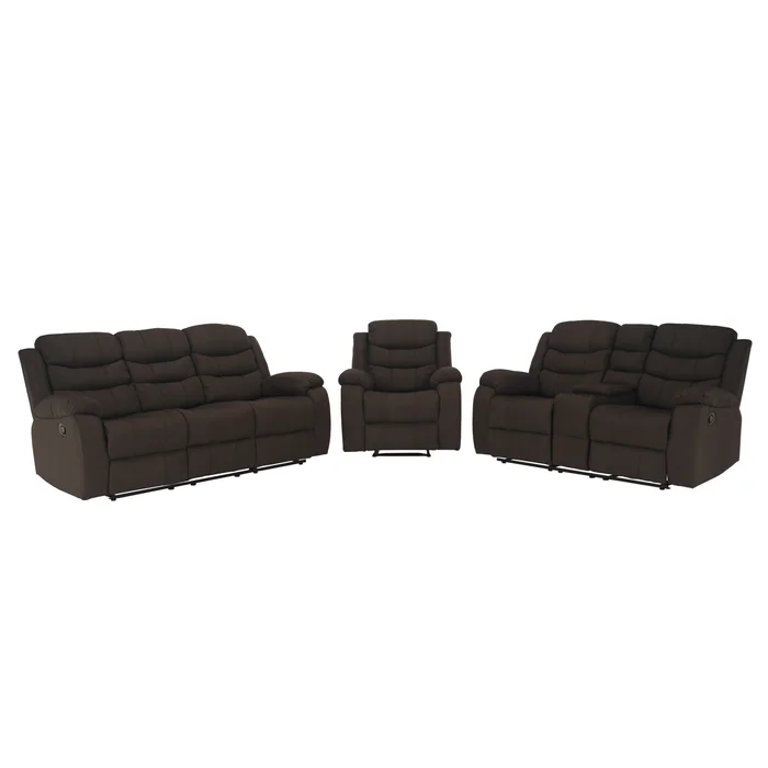 Sedací souprava 3+2+1 FABRON 2 NEW, hnědá látka