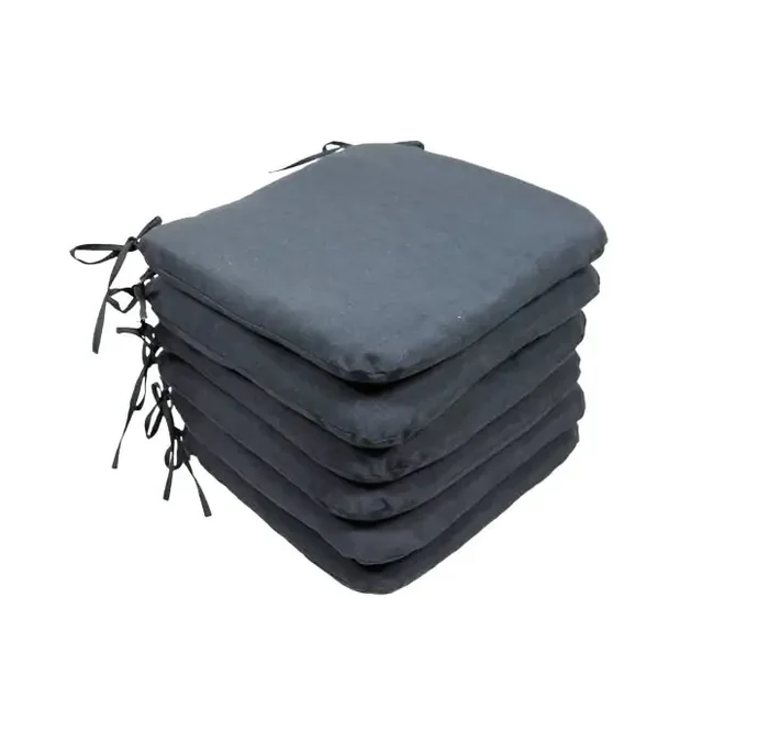 Sedák set 6 ks – tmavě šedý melír