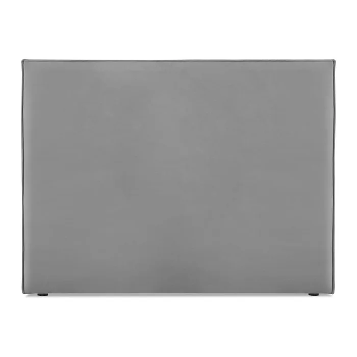 Šedé čelo postele 140x120 cm Natalia