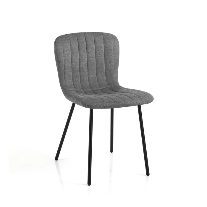 Šedé jídelní židle Cosy 2ks Tomasucci