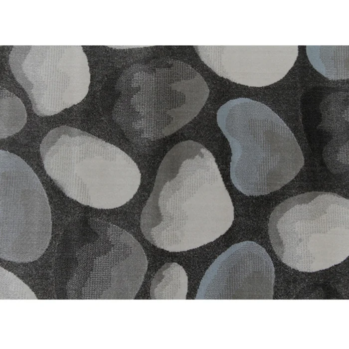 Šedý koberec s kamenovým vzorem 160x235 cm