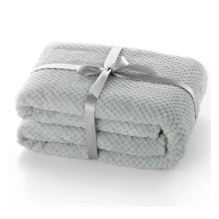 Šedý mikrovláknový přehoz DecoKing Henry 210x170 cm