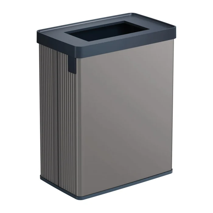 Šedý plastový odpadkový koš 54 l Verto Recycle Curver