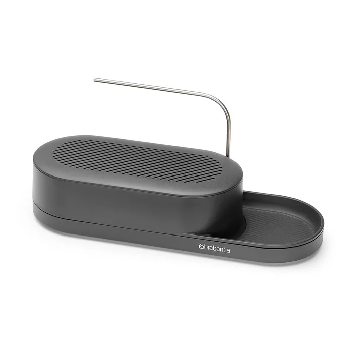 Šedý plastový stojan na mycí prostředky SinkStyle Brabantia