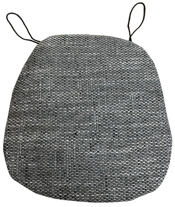 Šedý podsedák na židli 40x40 cm TiaHome
