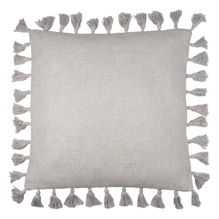 Šedý ručně výrobený sedací polštář Nattiot Josephine