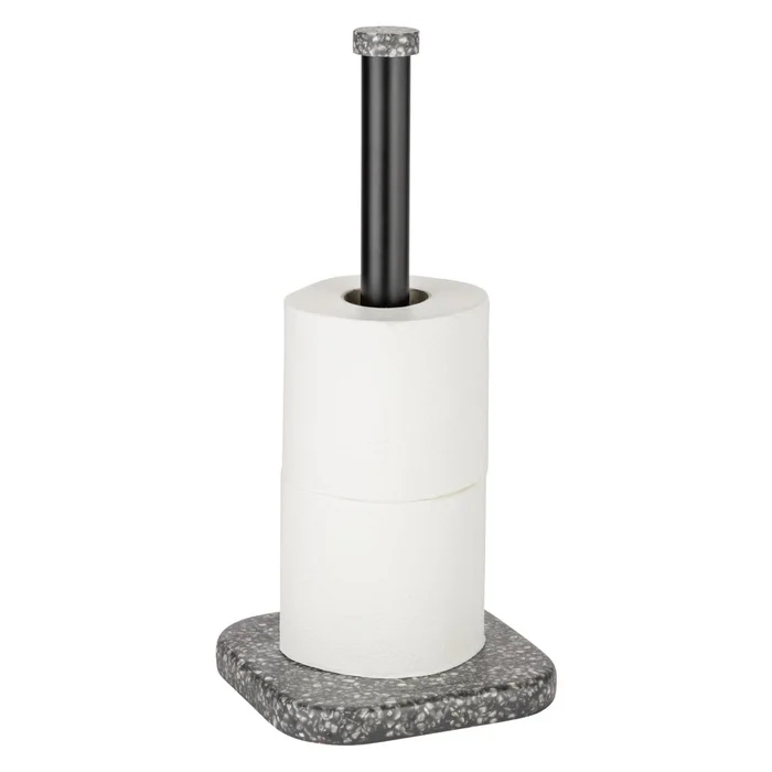 Šedý stojan na toaletní papír Tom Tailor T-Terrazzo