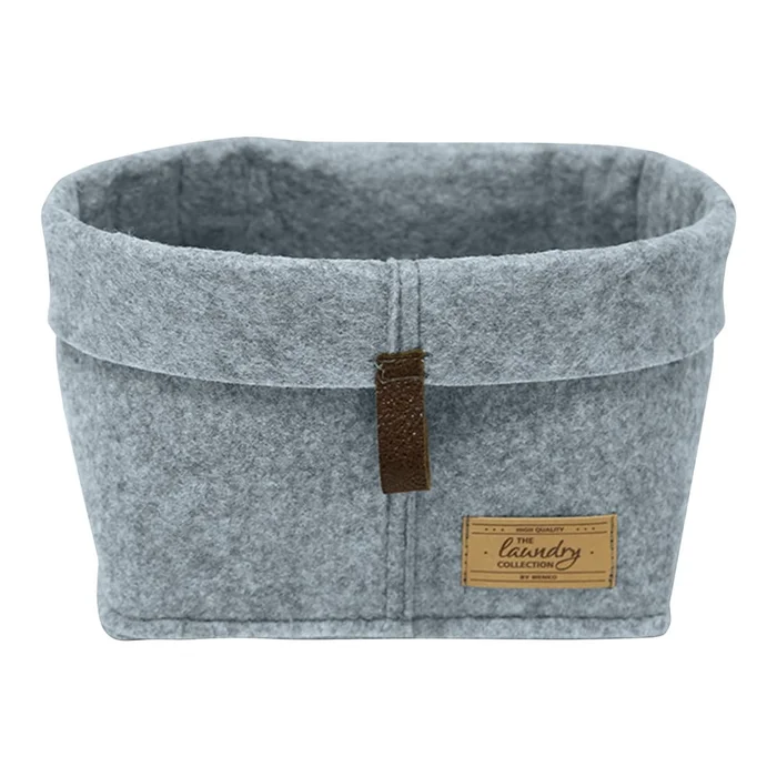 Šedý textilní organizér Wenko Felt 24x16 cm