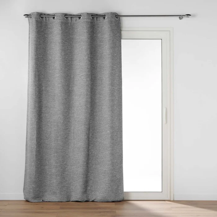 Šedý zatemňovací závěs 140x240 cm Dusky