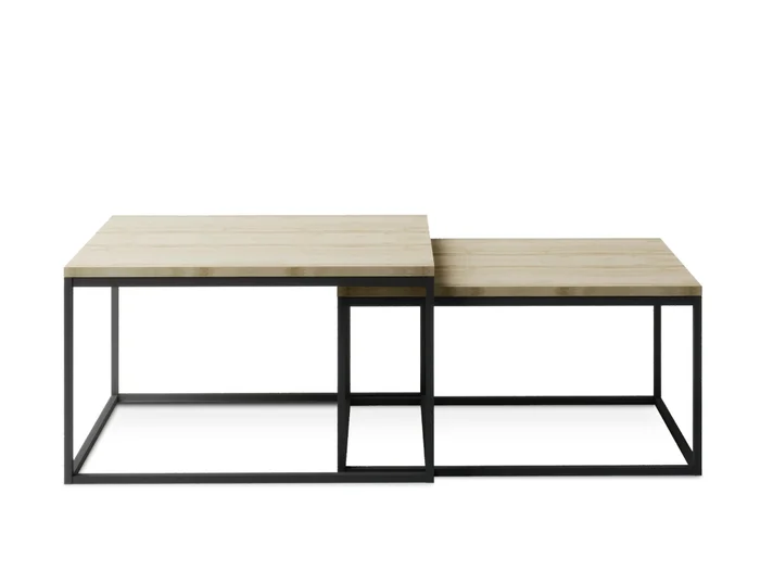 SERBAN 2v1 konferenční stolek – dub sonoma