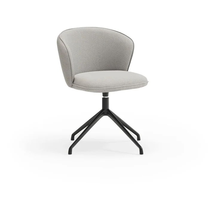 Set dvou otočných židlí Add v světle šedé