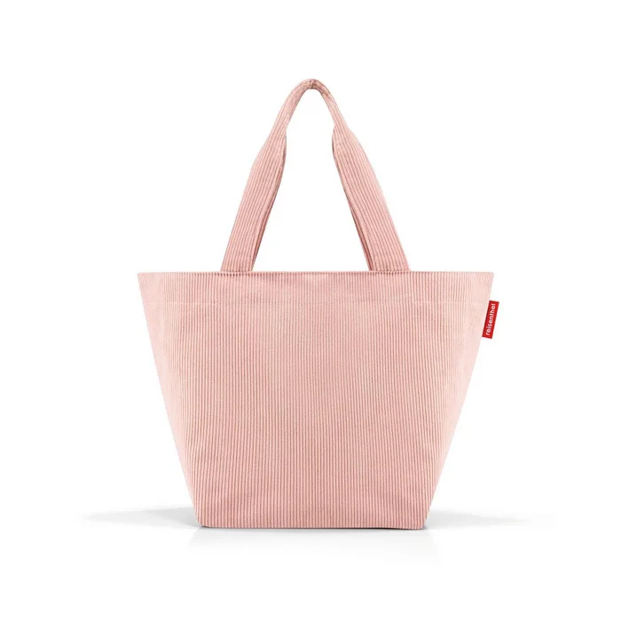 Shopper M Cord blush – Nákupní taška přes rameno