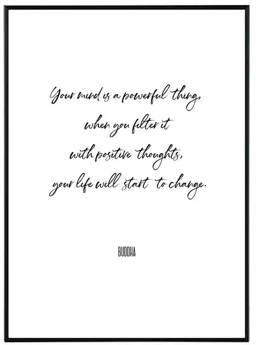 Silná typografie - Plakát 30x40 cm