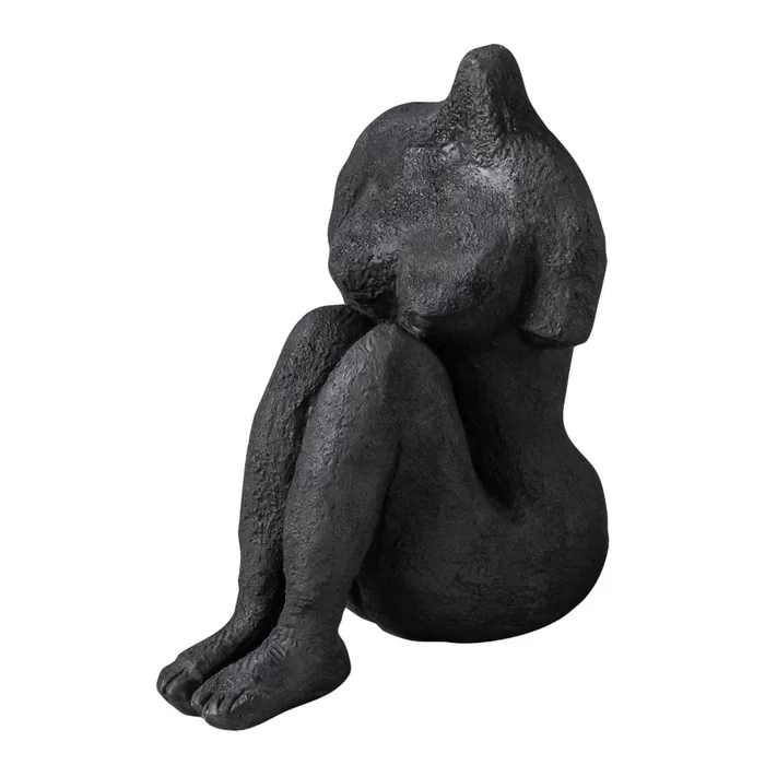 Sitting Woman - Umělecká soška z polyresinu 14 cm