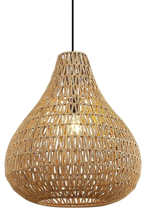 Skandinávské závěsné svítidlo Lina Natural 45 cm