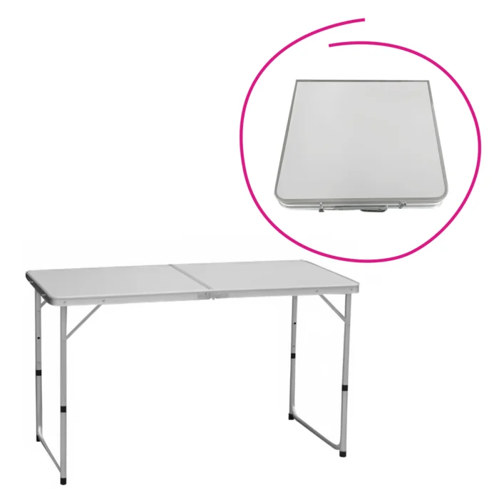 Skládací kempingový stůl 120 cm KEPI TYP 1