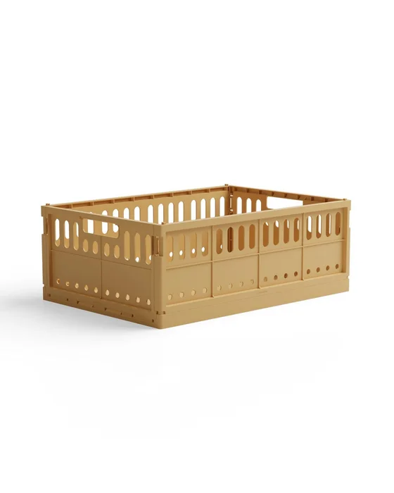 Skládací maxi přepravka Made Crate – fudge