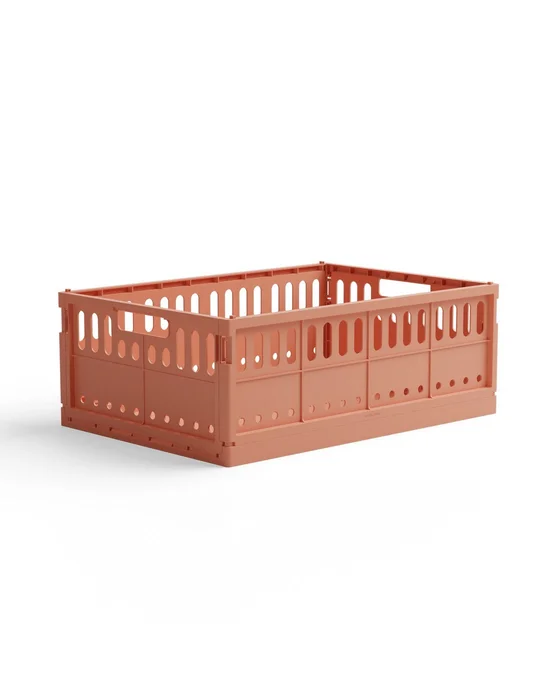 Skládací maxi přepravka Made Crate - Peachy