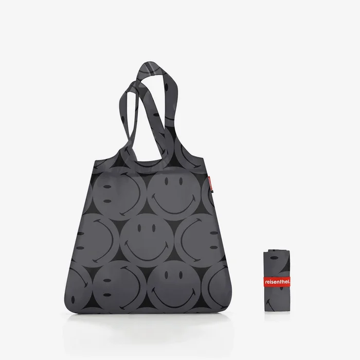 Skládací nákupní taška Reisenthel Mini Maxi Shopper Smiley Grey