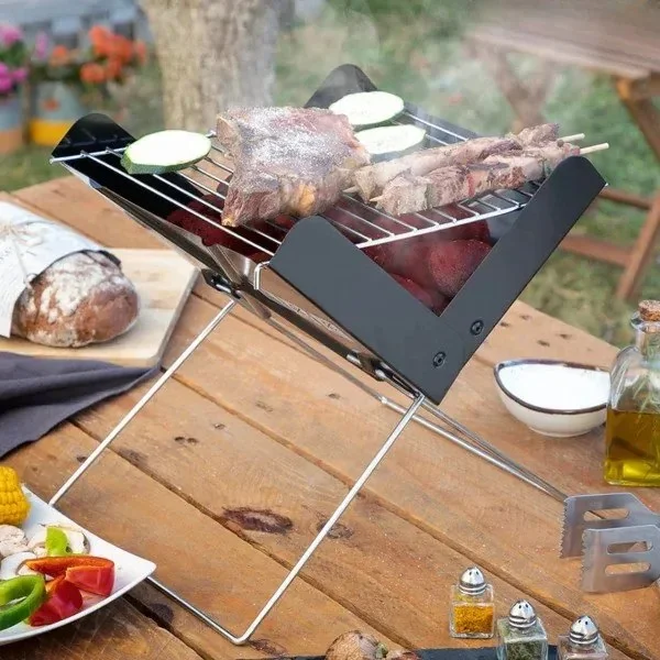 Skládací přenosný gril GrilloMate