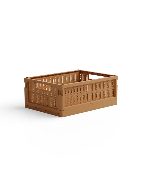 Skládací přepravka MIDI Made Crate toffee