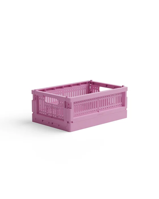 Skládací přepravka mini Made Crate - soft fuchsie