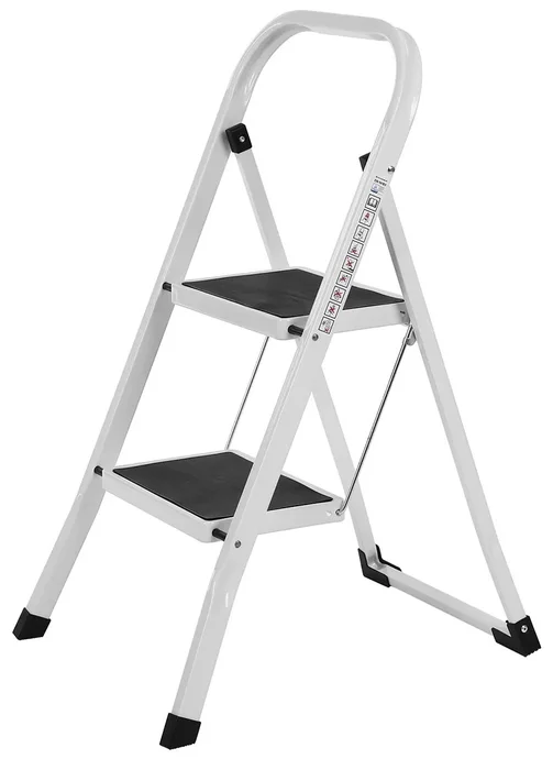 Skládací schůdky 2 stupně bílé STEPLADDER