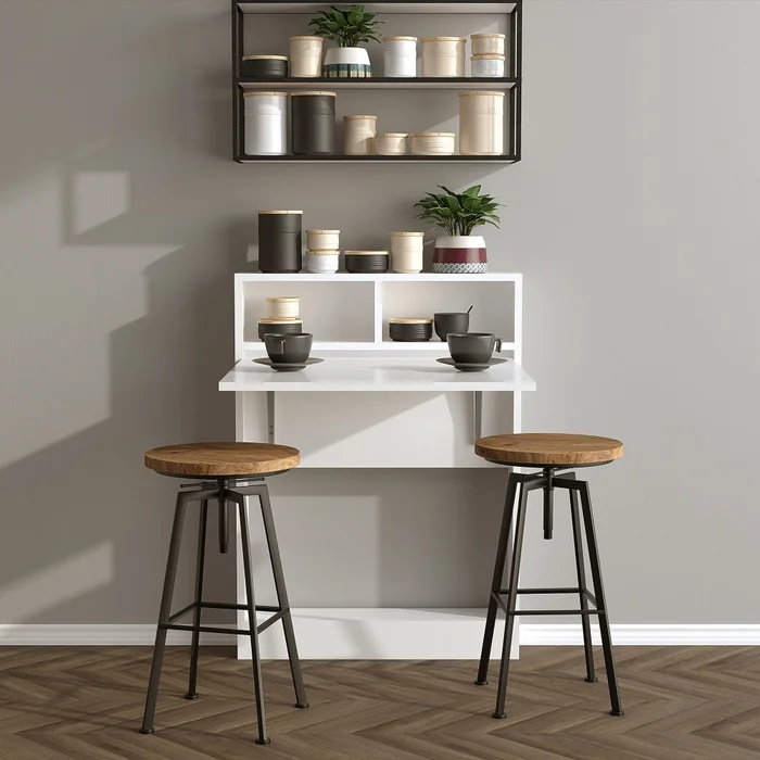 Skládací stůl AMBRE, bílý