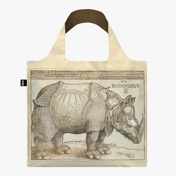 Skládací taška LOQI Albrecht Dürer Rhinocerus
