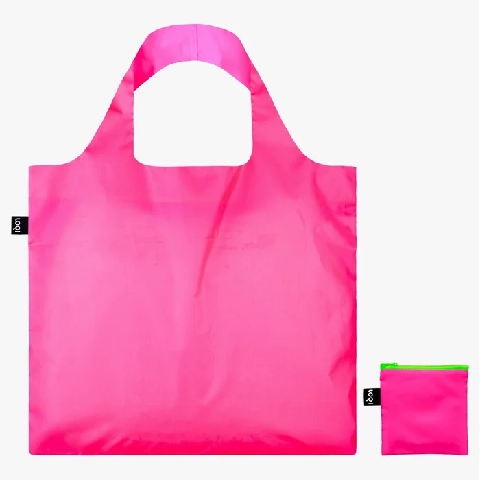 Skládací taška LOQI Neon Pink